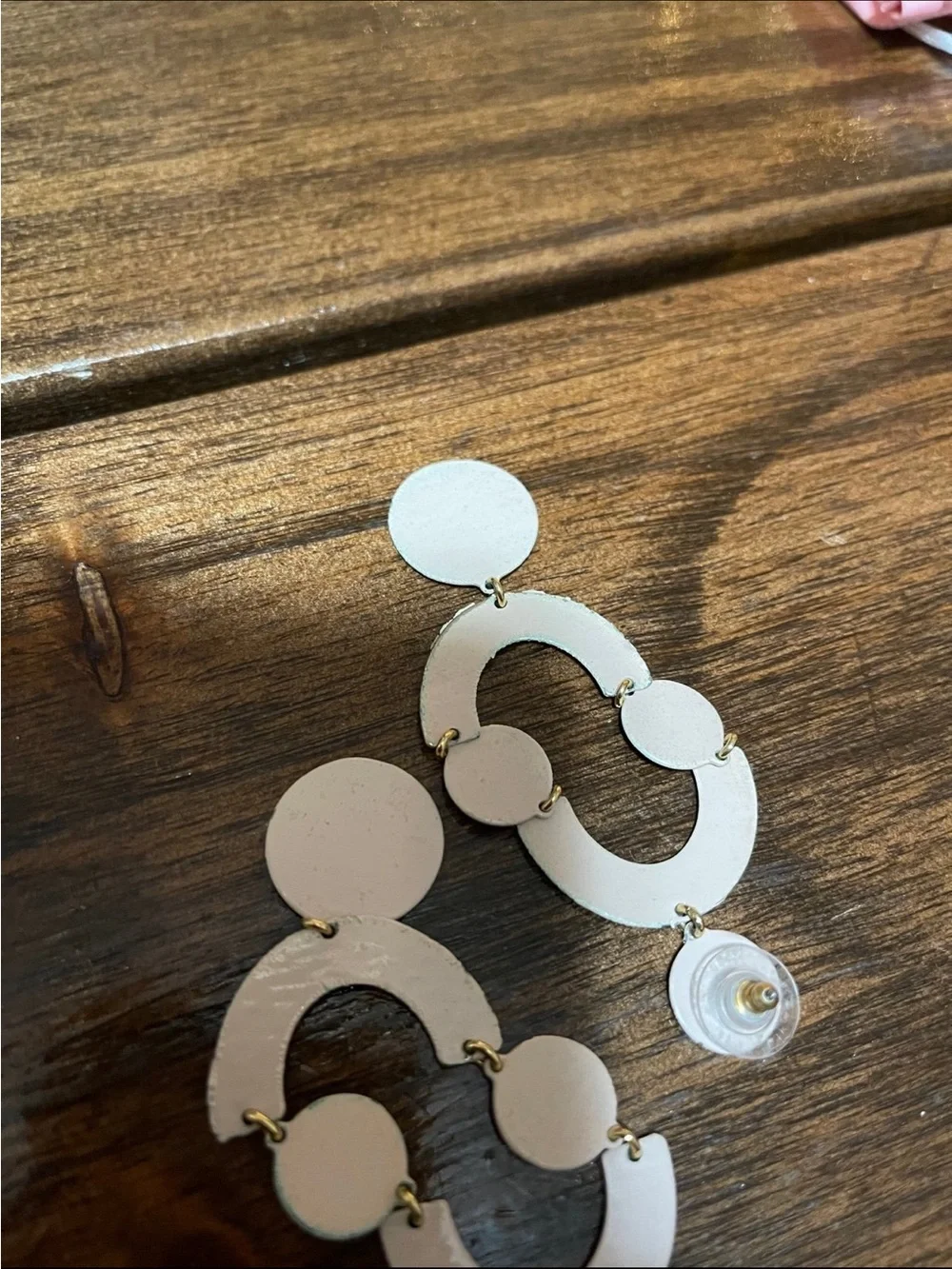 J Crew Earrings - Navy & Pink